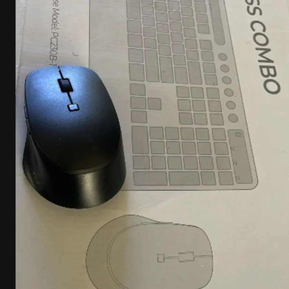 Logitech Black Wireless Keyboard and Mouse Set